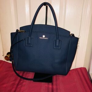 Vince Camuto Navy Satchel Bag